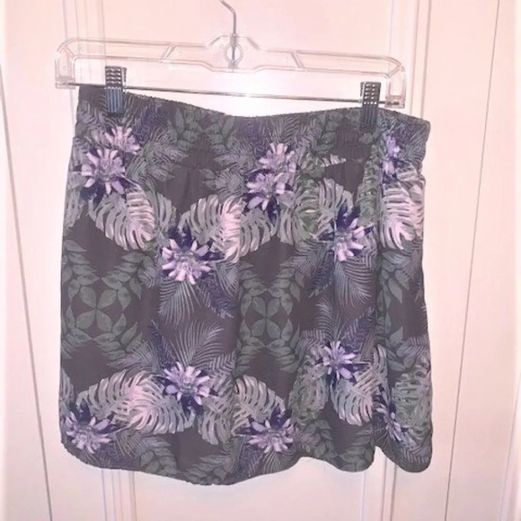 Mossimo Flounced Floral Summer Skirt L‎ - Picture 2 of 4